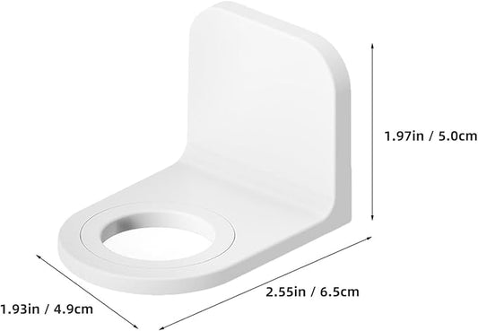 Self Adhesive Wall Mounted Shower Gel Bottle Rack Hook Liquid Soap Holder Shampoo and Conditioner Dispenser for Bathroom Kitchen ()