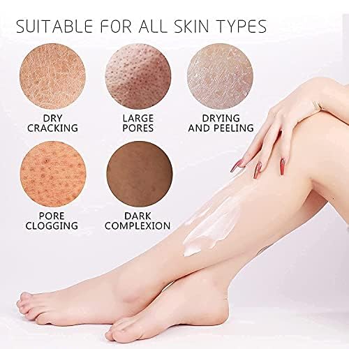 Pedicure Kit Foot Soak Set: Bubble Salt, Sugar Scrub, Massage Mask, Massage Lotion in a Box, 4 Step Foot Spa Kit for Dry Feet,Tired Feet (1 Set Mango)