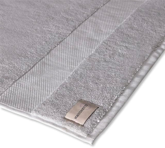 Maisonette Elegance 100% Organic Cotton Turkish Hand Towels - Soft, Absorbent Washcloths for Face - Ideal Quick Dry Large Towel Wash Cloth Set for Bathroom - (20" x 30", 4 Pack) - Pewter