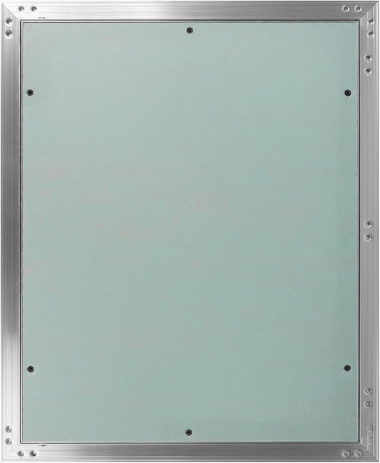 16" x 20" Inch Aluminum Drywall Access Panel - Service Shaft Door - Plumbing, Electricity, Heating, Alarm Wall Inspection hatch for Drywall - Bathroom Service Access Hole Cover