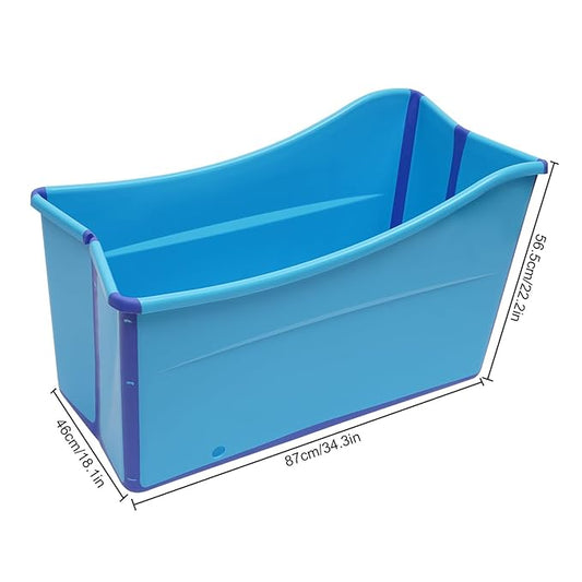 Large Size Portable Ice Bath Tub, Both at Home and On The Go for Toddler Teenager Twins Pets and Small Adults