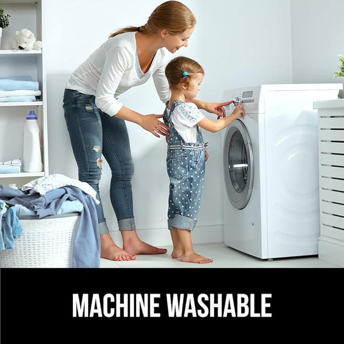 GORILLA GRIP Memory Foam Bath Mat, Soft Absorbent Velvet Bathroom Mats, Durable Dots on Underside, Machine Washable Bathmat, Carpet Rug Room Decor for Shower Tub Floor RV, 30x20 Rugs, Seablue
