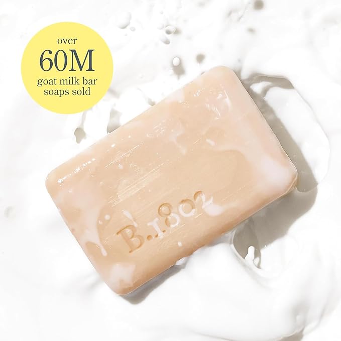 Beekman 1802 Lilac Dream Goat Milk Soap - 9 oz - Scented - Cleanses, Nourishes & Hydrates - With 100% Vegetable Base & Botanical Oils - Triple Milled - Good for Sensitive Skin - Cruelty Free