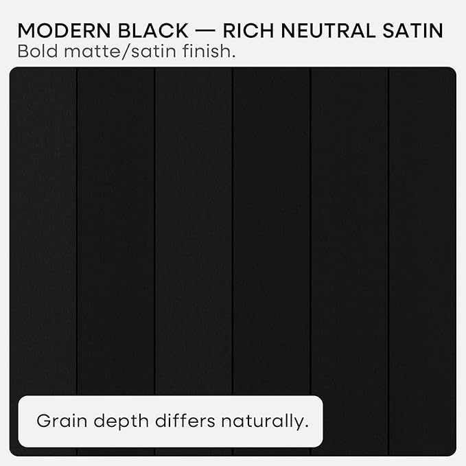 Homeforia 16 inch Black Floating Shelves, High End Solid Real Wood 16inch Bathroom Floating Shelves for Wall Mounted, 16in Wooden Small Floating Shelf, Heavy Duty Bracket, 16 X 6.5 X 1.75 in, Set of 3