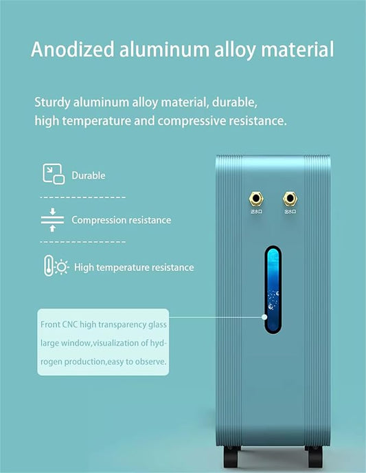 Hydrogen Bath Machine, 3500ml/min Hydrogen Water Spa Generator, 99.99% High Purity H2 Bubble Bath Machine, Up to 2500PPB, for Relieve Fatigue & Enhance Sleep