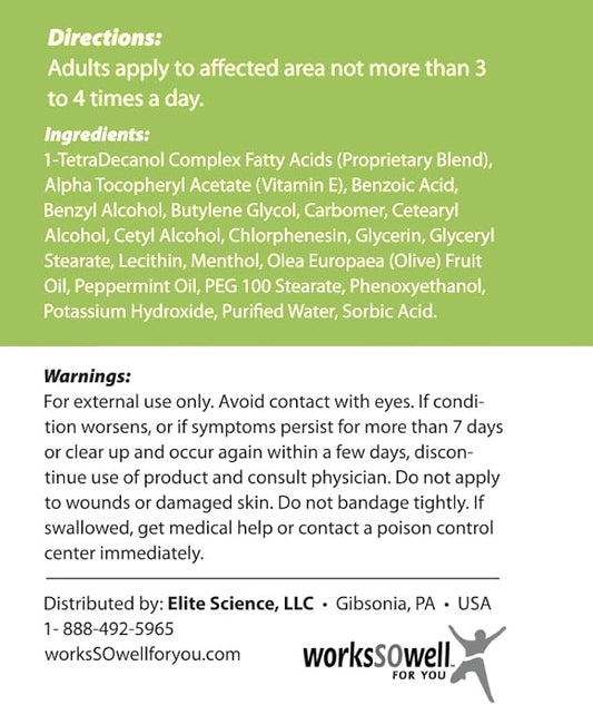 1tdc Joint & Muscle Relief Cream - Use On Back, Knee, Neck, Shoulder, Hip - Soothes Stiff Joints, Muscles, and Injuries in 5-10 Minutes - Relaxer - 16 oz