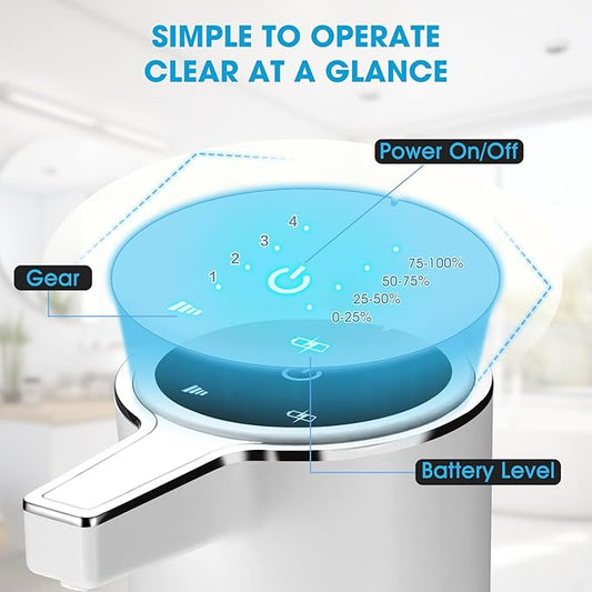 2 Pack Touchless Automatic Liquid Soap Dispenser, 13.5oz Smart Sensor Hand Wash Dispenser, USB Rechargeable & Adjustable for Bathroom Kitchen Sink, White Stripes