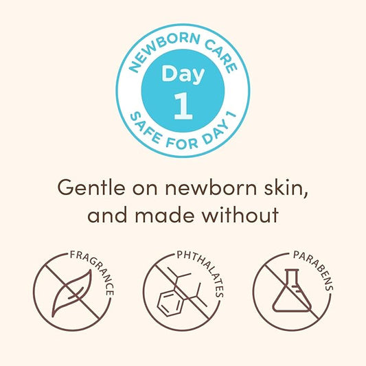 Bundle of Aveeno Baby Healthy Start Newborn Wash, Hypoallergenic Baby Body Wash with Prebiotic Oat, Fragrance-Free, 8 fl. oz + Newborn Balm, Baby Skin Balm with Prebiotic Oat , Fragrance-Free, 5 oz
