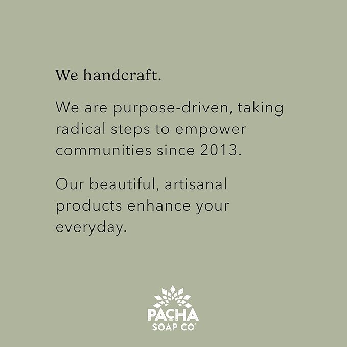 Pacha Soap Co. Bath Bombs - White Blossom & Fig Scent, Handcrafted, Nourishing & Moisturizing Fizzing Bath Frothers with Clean Ingredients, Non-Toxic, Dye and SLS-Free, Made in USA, 3-Pack (5 oz Ea)