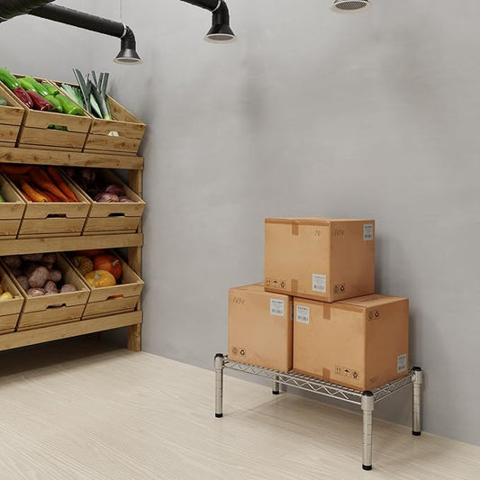 14" Deep x 24" Wide x 8" Height Wire Shelving Kit | 1-Tier | NSF Commercial Storage Rack Unit