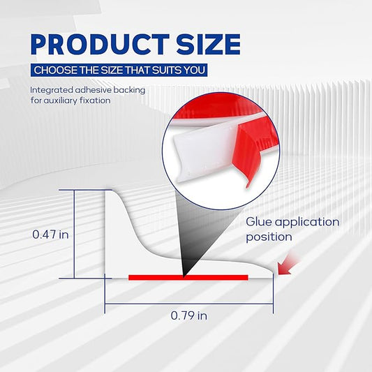 118 Inch Shower Threshold Water Dam Guard Included Silicone sealant,Transparent Self-Adhesive Silicone Shower Barrier Water Stopper Shower Door Bottom Seal Strip for Bathroom Kitchen Bathtub Sink