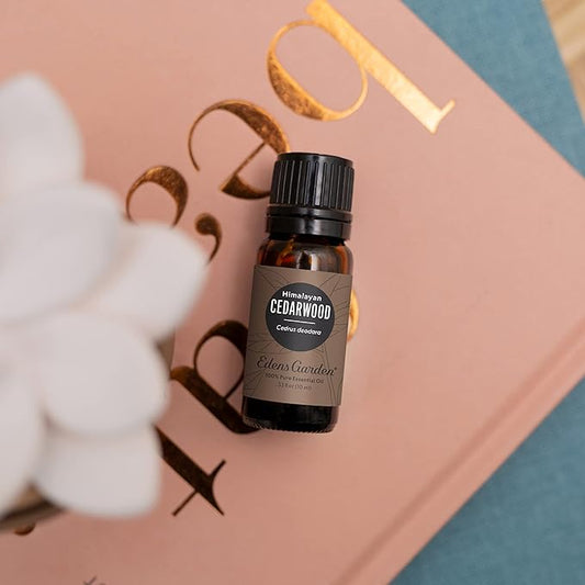 Edens Garden Cedarwood- Himalayan Essential Oil- 100% Pure Premium Grade, Undiluted, Natural, Therapeutic, Aromatherapy, The Best for Diffuser, Skin, Face, Hair 10 ml (.33 fl oz)