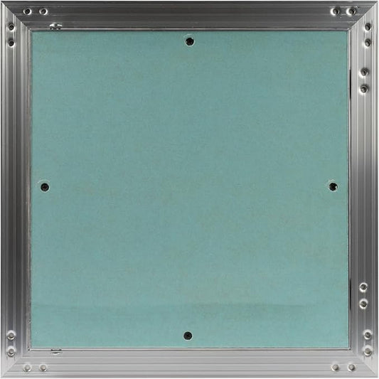 12" x 12" Inch Aluminum Drywall Access Panel - Service Shaft Door - Plumbing, Electricity, Heating, Alarm Wall Inspection hatch for Drywall - Bathroom Service Access Hole Cover