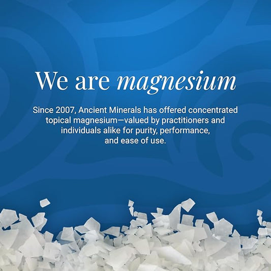 Ancient Minerals Magnesium Bath Flakes Forest Calm - Resealable Magnesium Bag of Zechstein Chloride Alternative to Epsom Bath Salt (1.65 lb)
