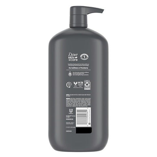 DOVE MEN + CARE Body and Face Wash Hydrating Clean Comfort Men's Body Wash with 24-Hour Nourishing Micromoisture Technology 30 oz
