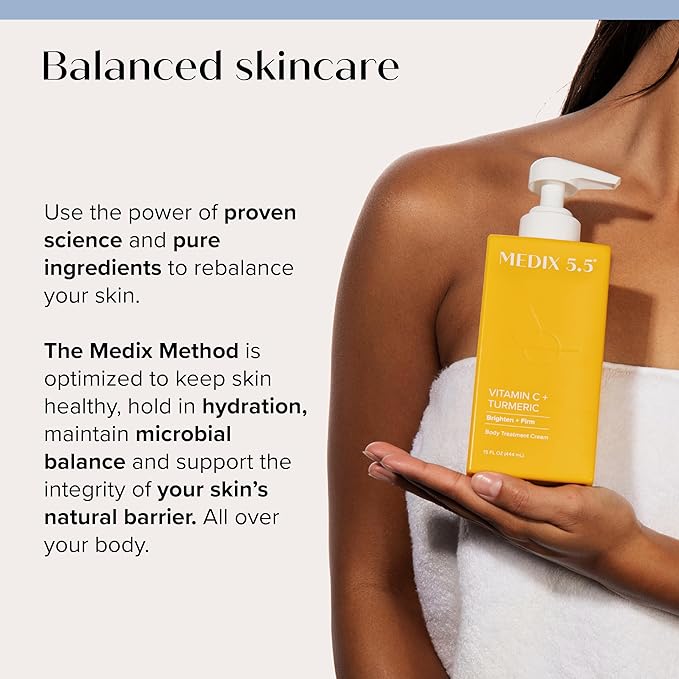 MEDIX Vitamin C Cream + Anti Aging Argan Oil Cream 2PC Skin Care Bundle | Moisturizer Body Cream & Face Lotion | Brightening Body Lotion For Women, Uneven Skin Tone, Wrinkles, & Sun Damaged Skin, 2PC