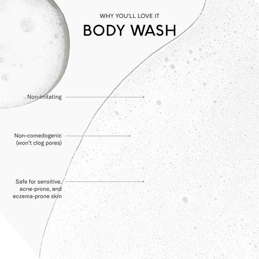 SEEN Body Wash Eco-Refill, Fragrance Free - Non-Comedogenic & Non-Irritating Body Wash- Dermatologist-Developed - Safe for Sensitive, Eczema & Acne Prone Skin
