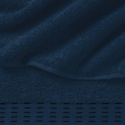 Cotton 2 Pack Oversized Bath Towel Set 28x55 inches, Large Bath Towels, Ultra Absorbant Compact Quickdry & Lightweight Towel, Ideal for Gym Travel Camp Pool - Mineral Blue