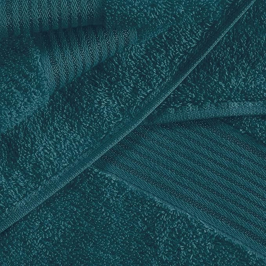 Belizzi Home Ultra Soft Cotton 6 -Piece Hand Towel Set 16x24, Ideal for use in Bathroom, Kitchen, Gym, Spa - Compact, Eco-Friendly, Lightweight - Multi Purpose Hand Towels - Teal