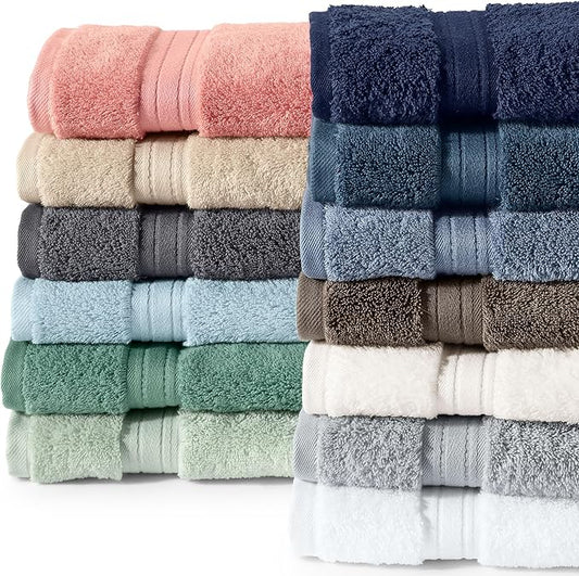 Lands' End Supima Towel White 6 Piece Towel Set