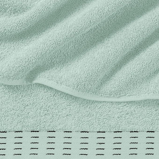 Cotton 2 Pack Oversized Bath Towel Set 28x55 inches, Large Bath Towels, Ultra Absorbant Compact Quickdry & Lightweight Towel, Ideal for Gym Travel Camp Pool - Sea Green