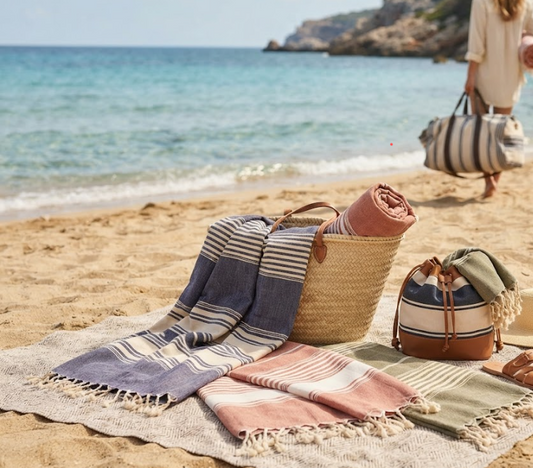 Turkish Beach Towels with Bags: How to Pack and Store Them Efficiently