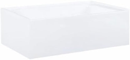 Swiss Madison Well Made Forever SM-AB543 Voltaire Alcove Tub with Armrest 60" x 32" in Glossy White