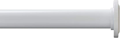 Ivilon Tension Curtain Rod - Spring Tension Rod for Windows or Shower, 24 to 36 Inch. White