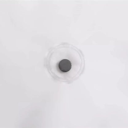 White Extra Wide Shower Curtain Liner 72 x 84 inch Plastic Shower Liner Washable Inside Shower Curtain Liner PEVA Shower Curtains for Bathroom with Magnets and Rustproof Metal Grommet Holes