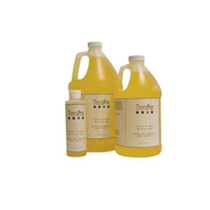 Sweet Almond Massage Oil by TheraPro - Sweet Almond Oil Infused with Vitamins A, B1, B2, B6 & E - Naturally Combats Dry, Itchy Skin & Inflammation - Excellent Light Massage Oil - 1 Gallon