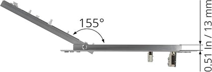 10" x 14" Inch Aluminum Drywall Access Panel - Service Shaft Door - Plumbing, Electricity, Heating, Alarm Wall Inspection hatch for Drywall - Bathroom Service Access Hole Cover