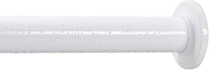Ivilon Tension Curtain Rod - Spring Tension Rod for Windows or Shower, 54 to 90 Inch. White