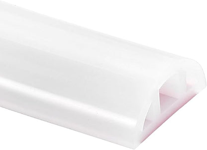 uxcell Shower Water Barrier, 39" Silicone Splash Guard Shower Water Stopper Retention System for Bathtub Sink Washing Machine Dry and Wet Separation, 1.18"W x 0.47"H, Clear