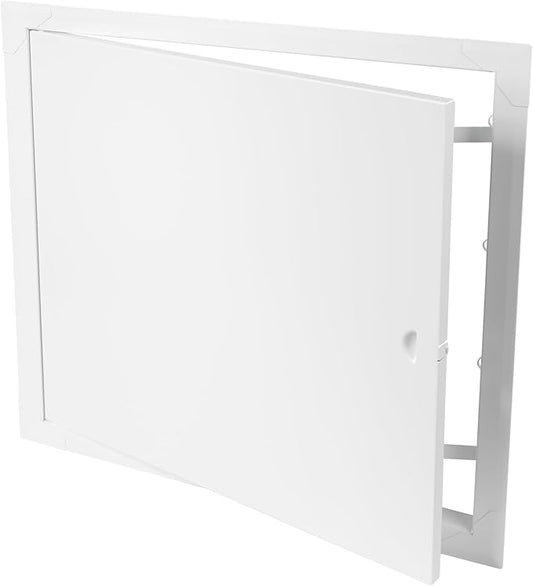 16" x 16" White Metal Access Door. Plumbing, Electricity, Heating, Alarm Wall Service Shaft Panel for Drywall
