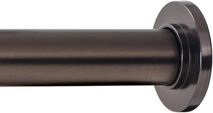 Ivilon Tension Curtain Rod - Spring Tension Rod for Windows or Shower, 36 to 54 Inch. Oil Rubbed Bronze ORB