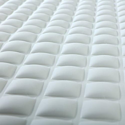 SlipX Solutions Extra Comfort Bathtub Mat Designed for Sensitive Feet, Cloud-Like Softness with Non-Slip Grip, Gray
