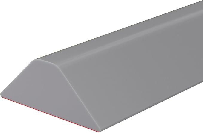 Duzzy 118 Inch Collapsible Shower Water Dam, Shower Threshold Water Stopper Barrier and Retention System and Keeps Water Inside Threshold Dry and Wet Separation, Suitable for Bathroom & Kitchen