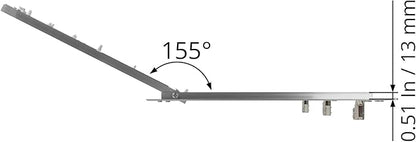 16" x 20" Inch Aluminum Drywall Access Panel - Service Shaft Door - Plumbing, Electricity, Heating, Alarm Wall Inspection hatch for Drywall - Bathroom Service Access Hole Cover