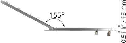 16" x 16" Inch Aluminum Drywall Access Panel - Service Shaft Door - Plumbing, Electricity, Heating, Alarm Wall Inspection hatch for Drywall - Bathroom Service Access Hole Cover