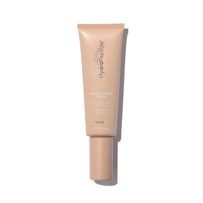 HydroPeptide Solar Defense Tinted Moisturizer with Sunscreen, SPF 30 Face Antioxidant 1.7 Ounce