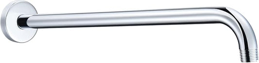 High-end Wall Mounted Extension Anti-corrosion Shower Arm (Made of Solid Brass) and Flange for RP46870 16-inch, Chrome