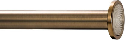 Ivilon Tension Curtain Rod - Spring Tension Rod for Windows or Shower, 24 to 36 Inch. Warm Gold