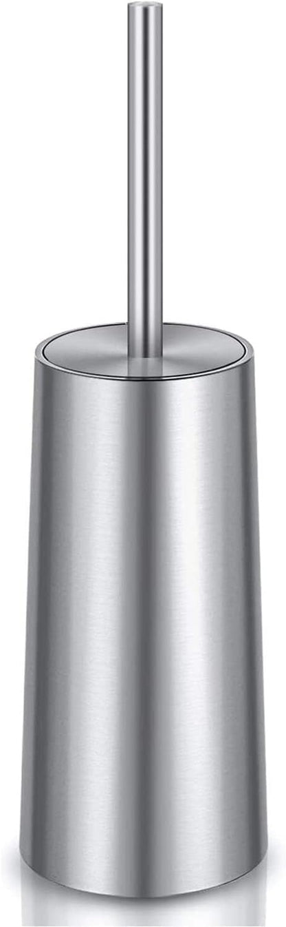 Toilet Brush and Holder, Toilet Brush 304 Stainless Steel, Toilet Bowl Brush for Bathroom Toilet-Ergonomic, Elegant,Durable