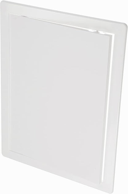 10" x 13" White Plastic Access Panel. Service Shaft Door Panel. Plumbing, Electricity, Heating, Alarm Wall Access Panel for Drywall. Bathroom Services Access Hole Cover.
