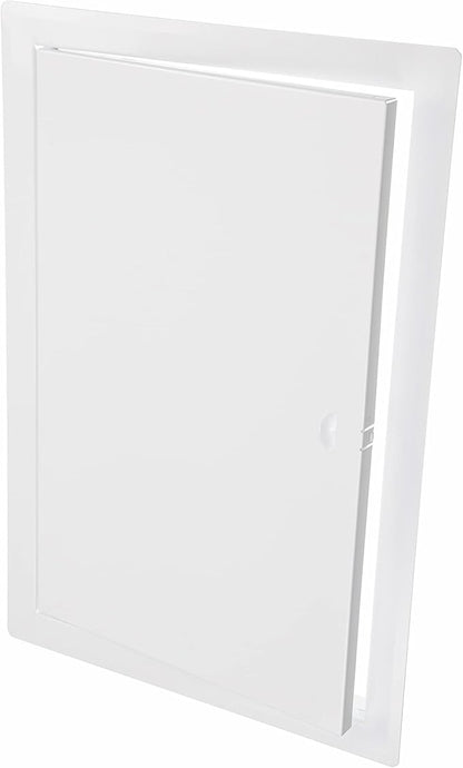 10" x 16" White Metal Access Panel. Service Shaft Door Panel. Plumbing, Electricity, Heating, Alarm Wall Access Panel for Drywall. Bathroom Services Access Hole Cover.