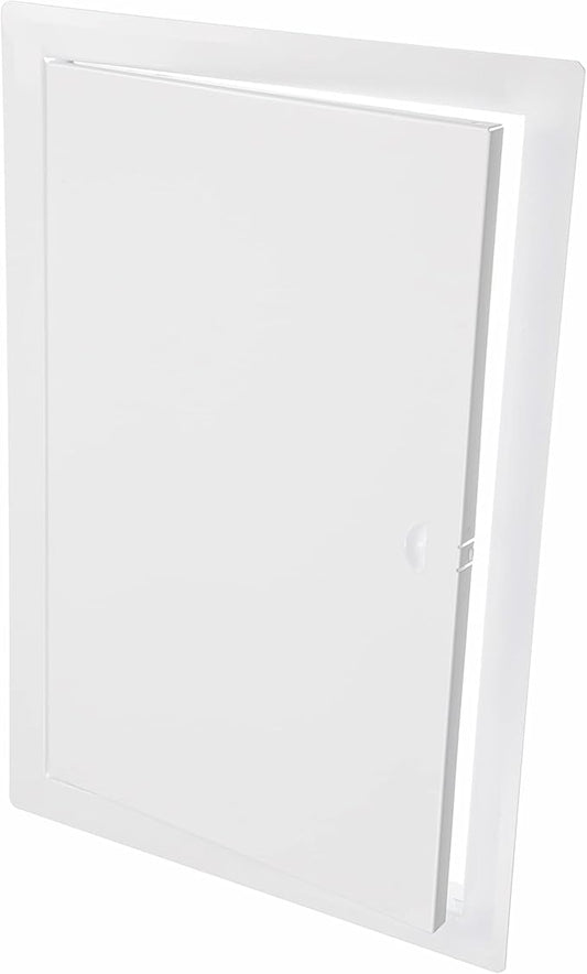 10" x 16" White Metal Access Panel. Service Shaft Door Panel. Plumbing, Electricity, Heating, Alarm Wall Access Panel for Drywall. Bathroom Services Access Hole Cover.