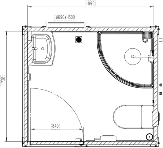 Outdoor Portable Restroom, Mobile Toilet