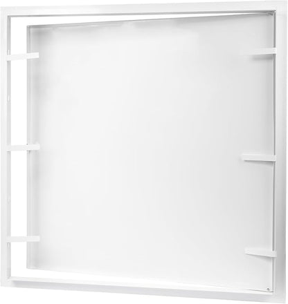 24" x 24" White Metal Access Panel. Service Shaft Door Panel for Drywall. Plumbing, Electricity, Heating, Alarm Wall Access Hole Cover