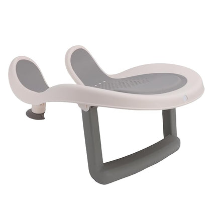 YWBL-WH Baby Butt Washing Basin, Portable Bath Tub with Strong Suction Cups and Soft Mesh, for Newborn Toddler Bathing Support, Non Slip Comfortable Design