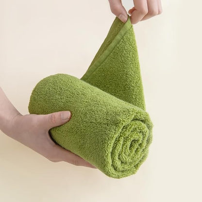 Vie Triomphe Facial Towels Washcloth (4 Pieces Plain and Elegant Face Towel Pro) Luxury Hand Towels for Bathroom,100% Cotton Quick Dry Absorbent Soft Hand Towel Set 13.38 * 31.49 Inch Wash Clothes